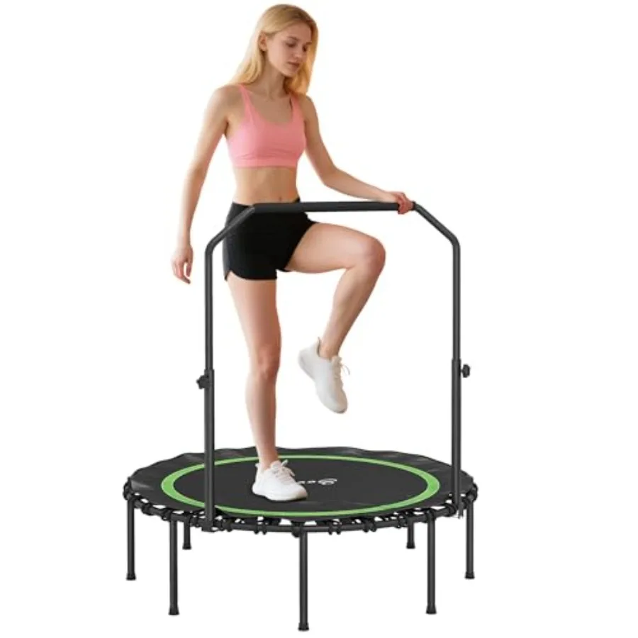 45/48 Rebounder Trampoline for Adults 440lbs Foldable Mini Trampoline with Adjustable Handle Quiet and Safe Bungee Rebounder Ju
45/48 Rebounder Trampoline for Adults 440lbs Foldable Mini Trampoline with Adjustable Handle Quiet and Safe Bungee Rebounder Ju