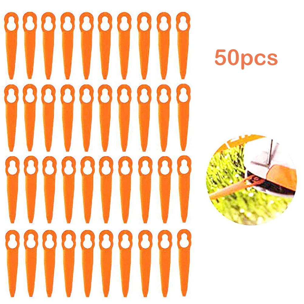 50pc Plastic Blades For STIHL FSA 45 Cordless Grass Trimmer Mowing Heads Replacement durable Blade For Grass Cutter Lawn Mower
50pc Plastic Blades For STIHL FSA 45 Cordless Grass Trimmer Mowing Heads Replacement durable Blade For Grass Cutter Lawn Mower
