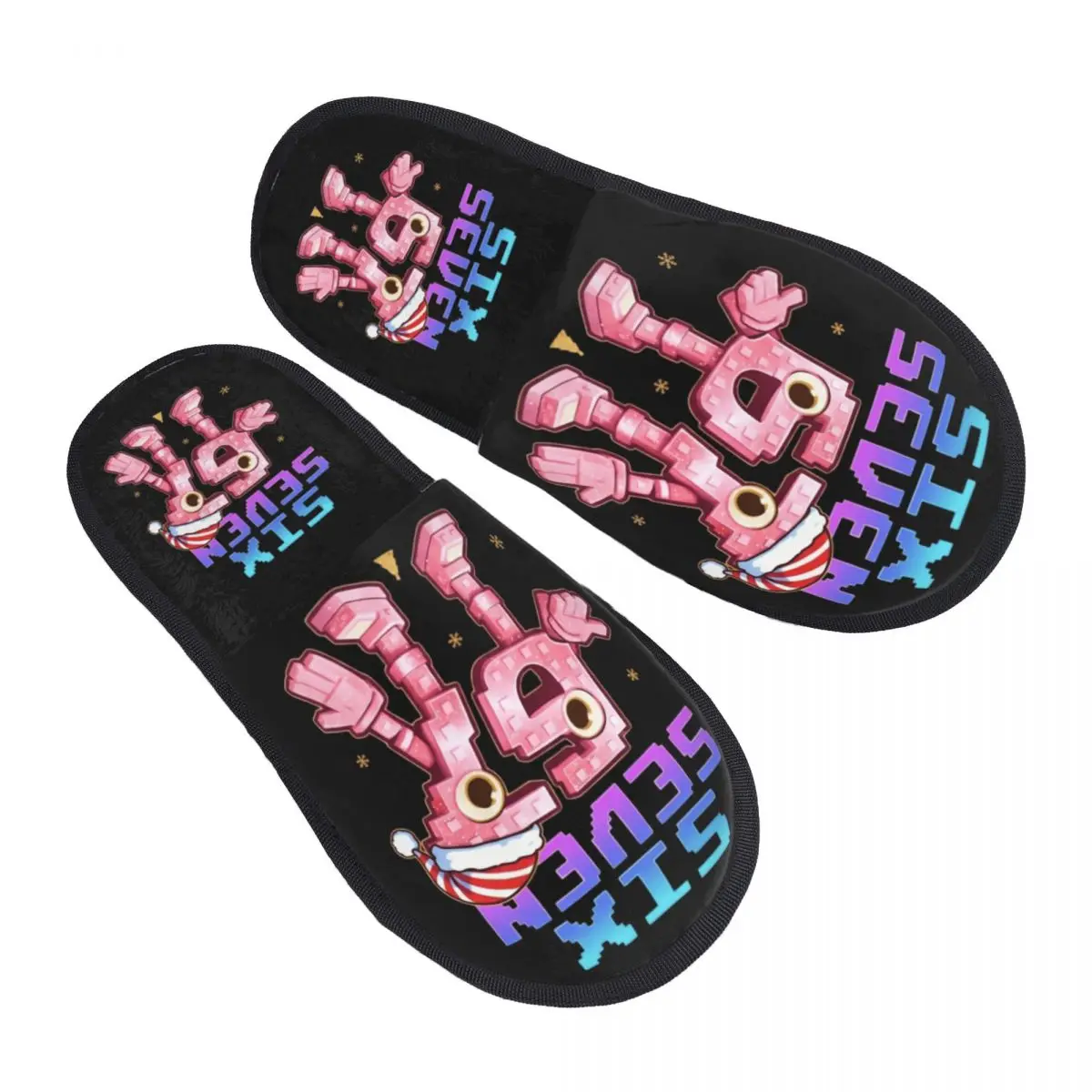 Custom 67 Six Seven Brainrot Guest Slippers for Bathroom Women Meme House Slipper
Custom 67 Six Seven Brainrot Guest Slippers for Bathroom Women Meme House Slipper