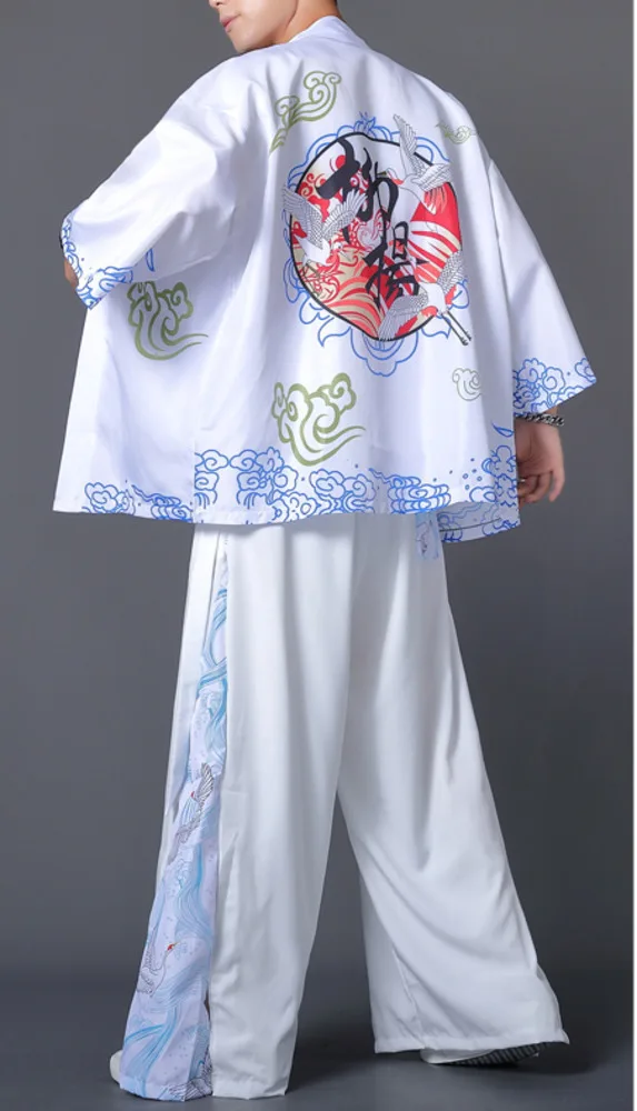 2021 autumn men's fashion hanbok casual large loose shirt trend three piece suit Chinese style Taoist robe men's suit
2021 autumn men's fashion hanbok casual large loose shirt trend three piece suit Chinese style Taoist robe men's suit