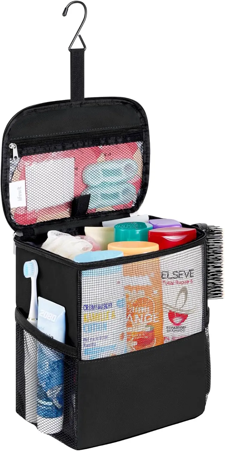 Portable Mesh Shower Caddy Tote Bag for College Dorm, Gym, Travel, Camping - Quick Dry, Hanging Organizer, Medium, Black
Portable Mesh Shower Caddy Tote Bag for College Dorm, Gym, Travel, Camping - Quick Dry, Hanging Organizer, Medium, Black