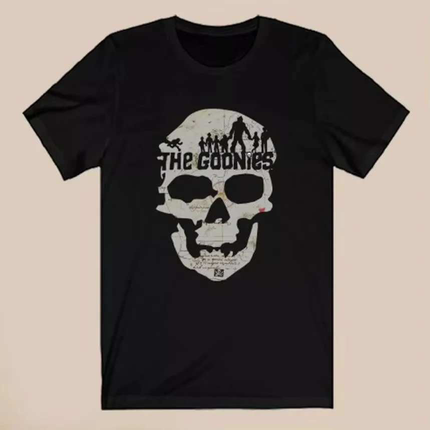 Уличная футболка The Goonies Skull Island высокого качества, мужская и женская повседневная хлопковая футболка с короткими рукавами и круглым вырезом, модная унисекс
Уличная футболка The Goonies Skull Island высокого качества, мужская и женская повседневная хлопковая футболка с короткими рукавами и круглым вырезом, модная унисекс