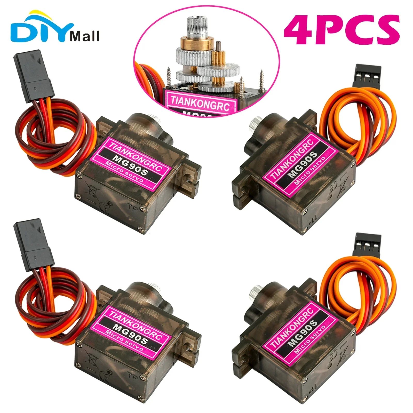 9g micro servo 180degree all-metal gear servo angle adjustable suitable for smart car robot manipulator arm remote control model
9g micro servo 180degree all-metal gear servo angle adjustable suitable for smart car robot manipulator arm remote control model