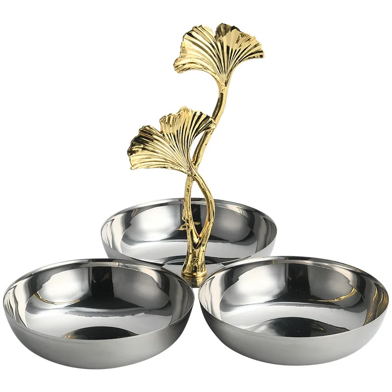 Light Luxury Ginkgo Biloba Stainless Steel Dried Fruit Bowl Dancing Nuts Creative Snack Candy Plate Dim Sum Snack Plate
Light Luxury Ginkgo Biloba Stainless Steel Dried Fruit Bowl Dancing Nuts Creative Snack Candy Plate Dim Sum Snack Plate