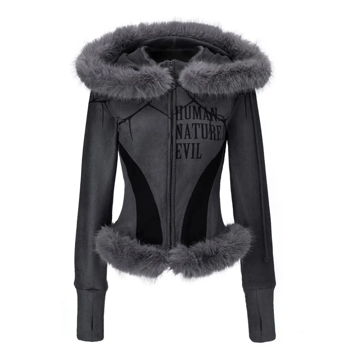 Harajuku Jacket Women Clothing Winter fox fur Streetwear Punk Coats Femme zipper Long sleeves Kpop Subculture Jackets Y2k Tops
Harajuku Jacket Women Clothing Winter fox fur Streetwear Punk Coats Femme zipper Long sleeves Kpop Subculture Jackets Y2k Tops