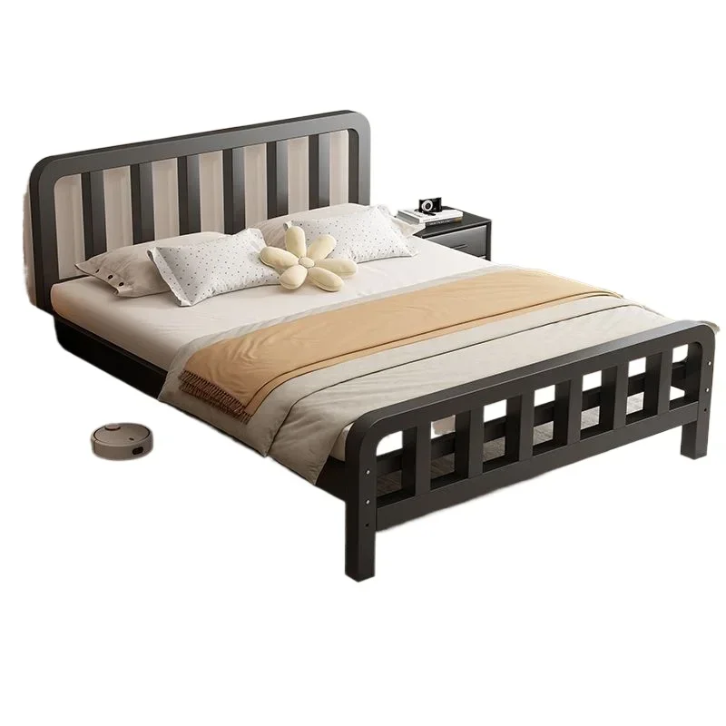 Single heightened wrought iron bed 1m 1.8m rental room single bed dormitory 
Single heightened wrought iron bed 1m 1.8m rental room single bed dormitory