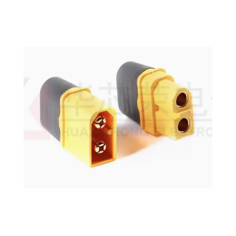 Original XT60H-M/F male and female soldering type with sheath, model aircraft lithium battery controller connector plug 
Original XT60H-M/F male and female soldering type with sheath, model aircraft lithium battery controller connector plug