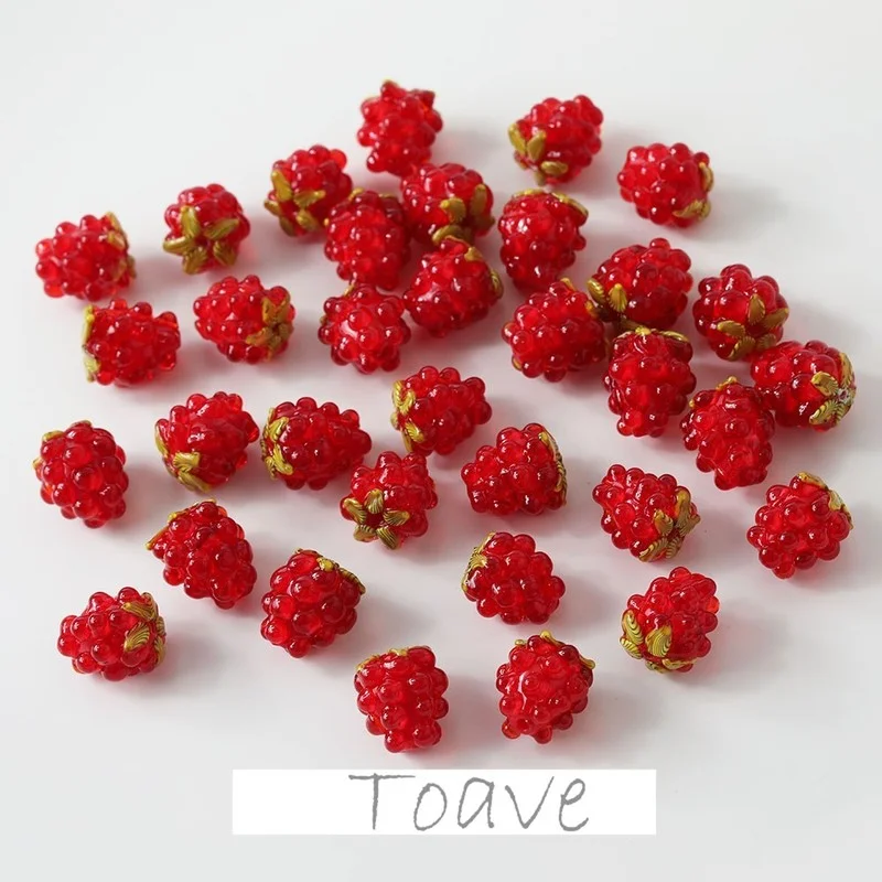 Glass Exquisite Red Raspberry Strawberry Straight Hole Diy Beaded Hand-made Material Accessories 1PCS
Glass Exquisite Red Raspberry Strawberry Straight Hole Diy Beaded Hand-made Material Accessories 1PCS