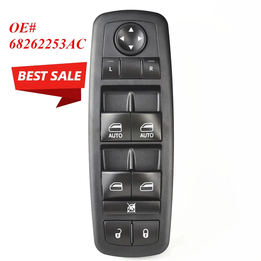 Electric Power Master Window Switch 68262253AA For Dodge Charger 2017 2018 Chrysler 300 Pacifica 2016 2017 68262253AC 68262253AB
Electric Power Master Window Switch 68262253AA For Dodge Charger 2017 2018 Chrysler 300 Pacifica 2016 2017 68262253AC 68262253AB