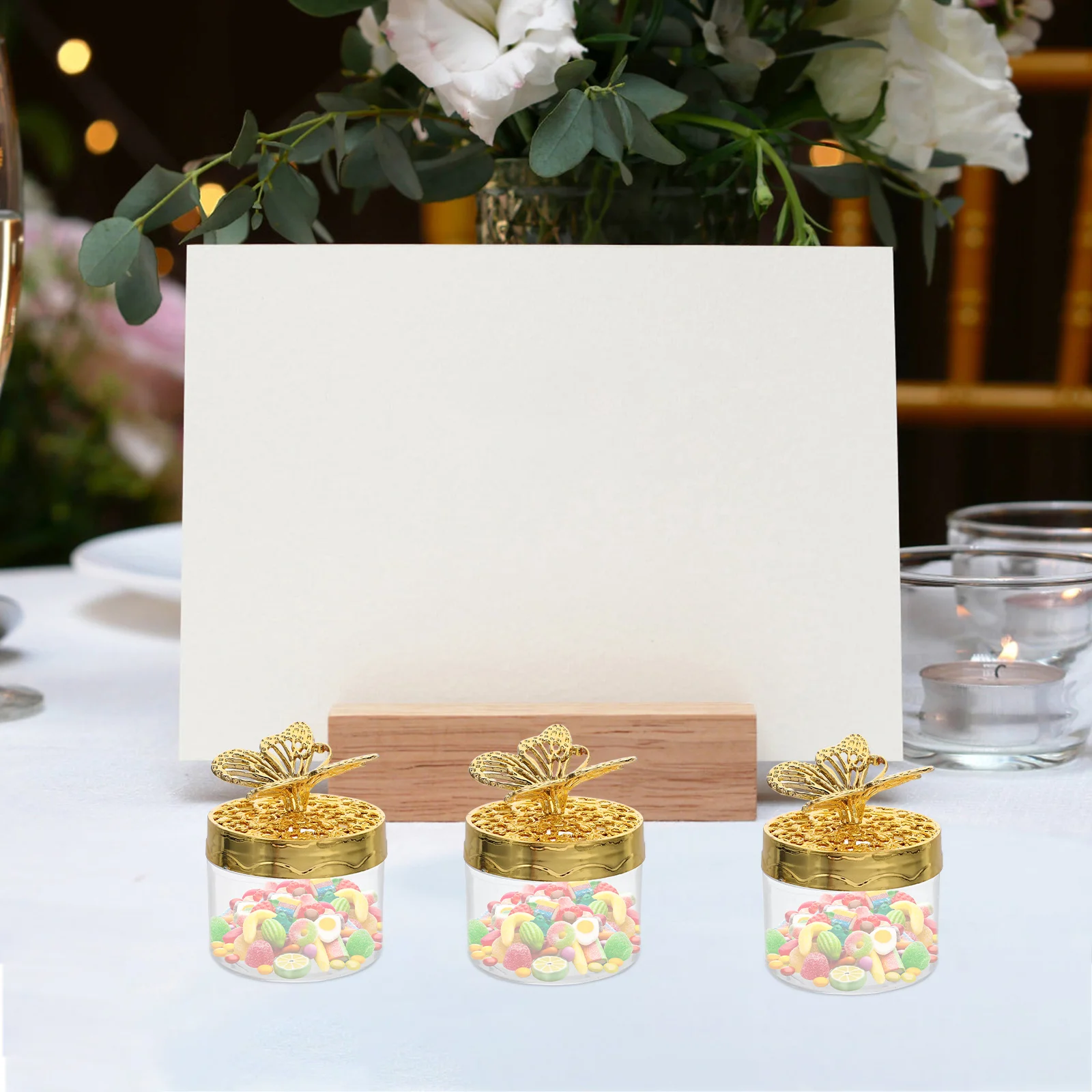 12Pcs Clear Plastic Wedding Candy Boxes European Style Butterfly Lid Favor Cases for Chocolates Sweets Party Goodie Storage
12Pcs Clear Plastic Wedding Candy Boxes European Style Butterfly Lid Favor Cases for Chocolates Sweets Party Goodie Storage