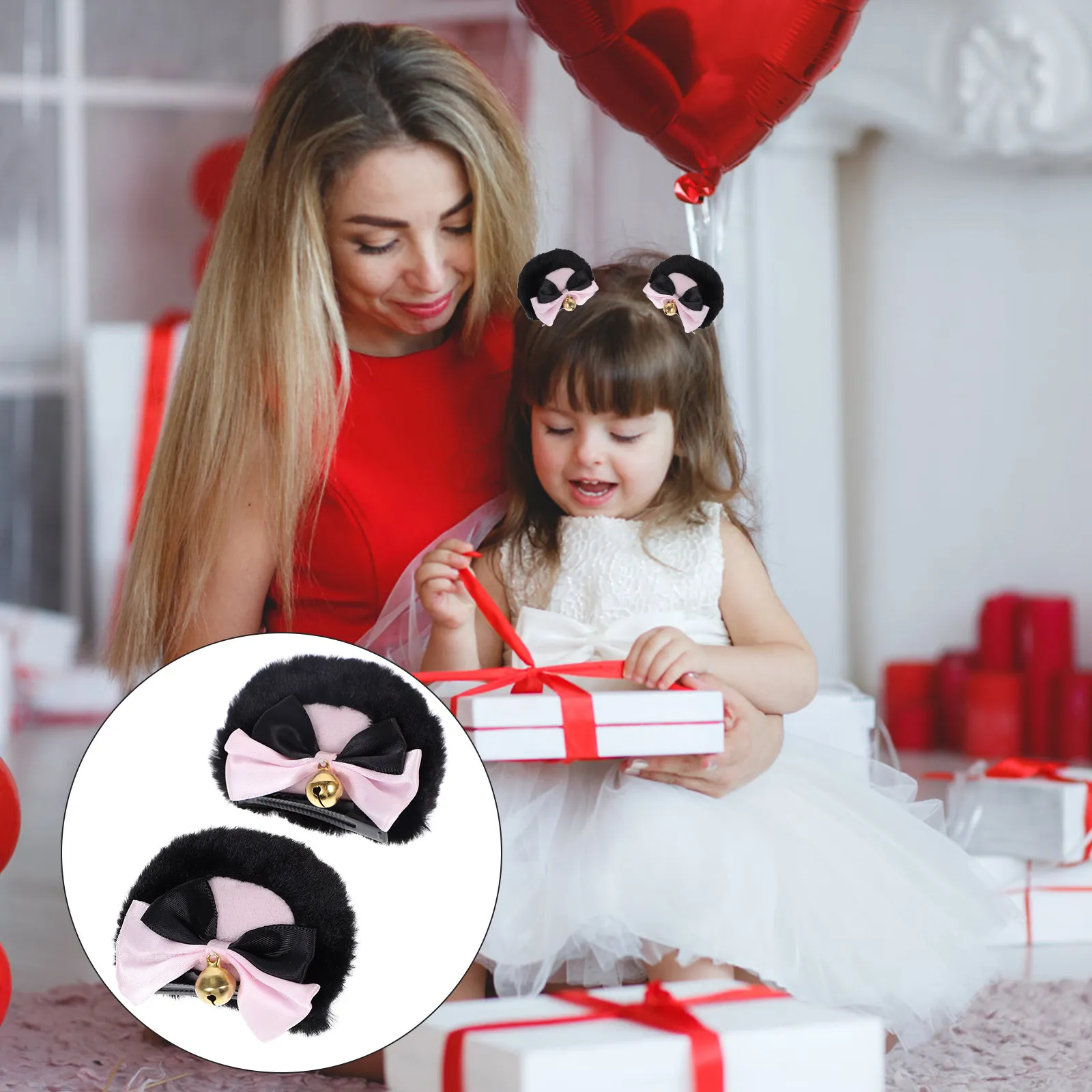 Bear Ears Hair Clips Kawaii Bow Decor Adorable Style Lolita Cosplay Headwear for Teens Adult Carnival Wedding Banquet
Bear Ears Hair Clips Kawaii Bow Decor Adorable Style Lolita Cosplay Headwear for Teens Adult Carnival Wedding Banquet