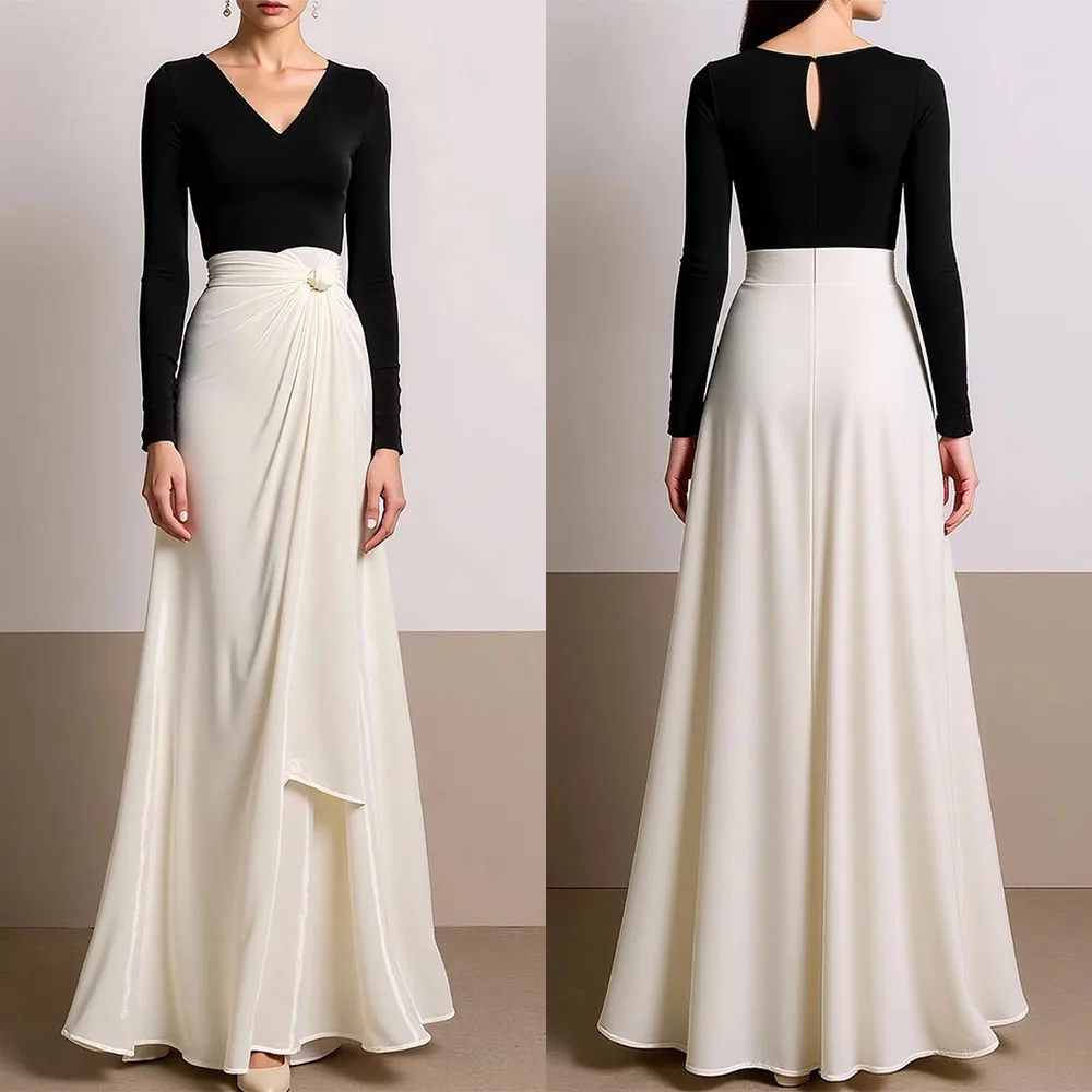 Высокое качество по индивидуальному заказу с длинными рукавами длиной до пола, цветная контрастная молния, женское свадебное платье, Vestidos Elegantes Para Mujer
Высокое качество по индивидуальному заказу с длинными рукавами длиной до пола, цветная контрастная молния, женское свадебное платье, Vestidos Elegantes Para Mujer