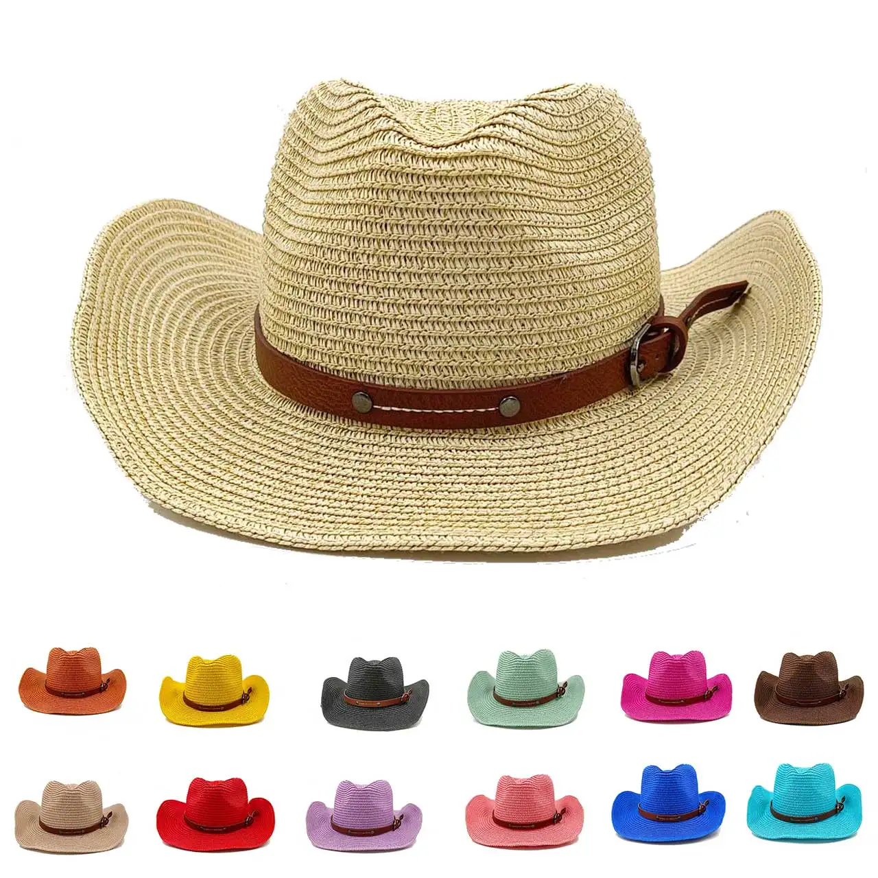 Cowboy straw hat multi-color men and women outdoor travel sun protection beach hat western cowboy hat sombrero vaquero
Cowboy straw hat multi-color men and women outdoor travel sun protection beach hat western cowboy hat sombrero vaquero