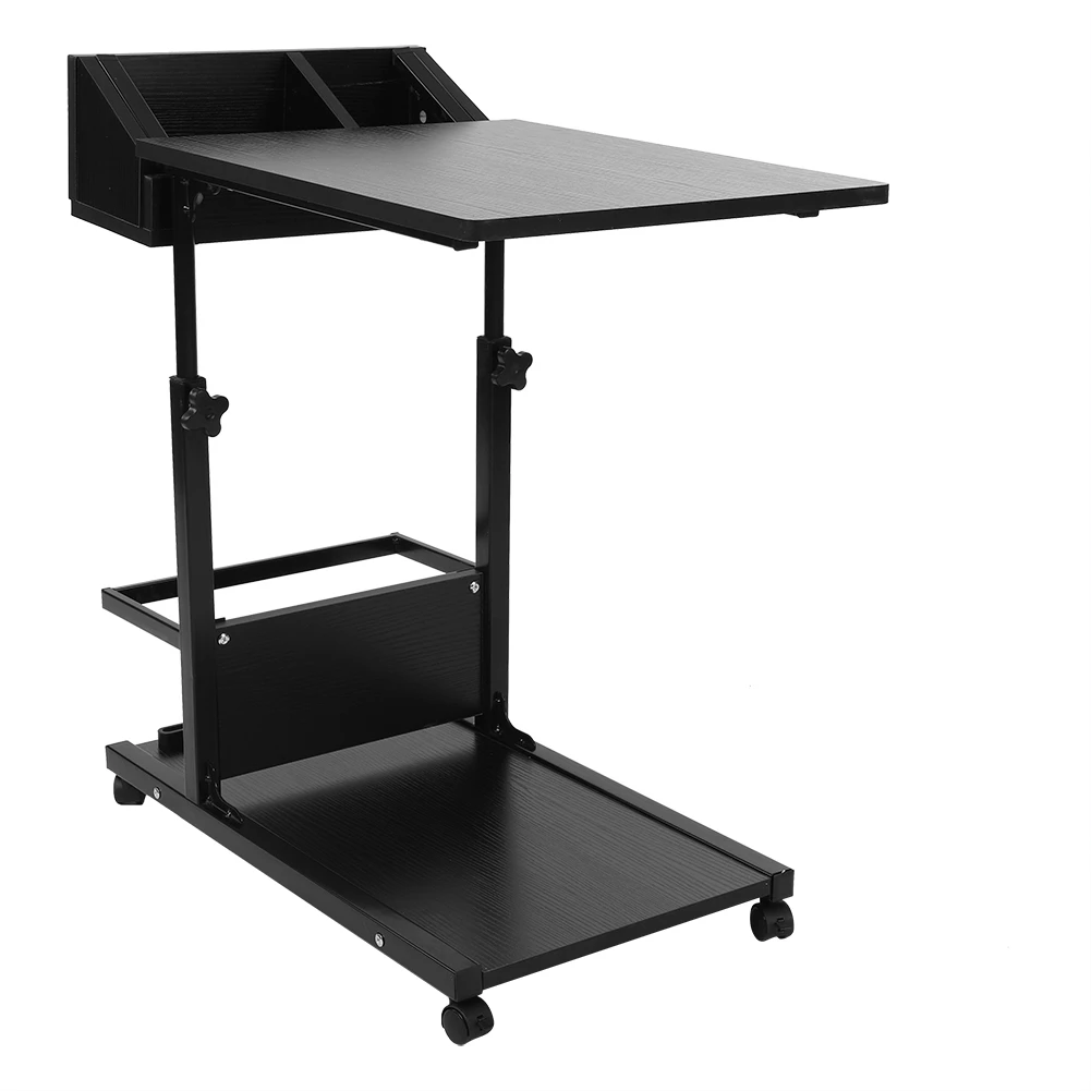 Portable Multifunctional Removable Laptop Desk with Wheels Drawer Bed Sofa Books Snack Black
Portable Multifunctional Removable Laptop Desk with Wheels Drawer Bed Sofa Books Snack Black