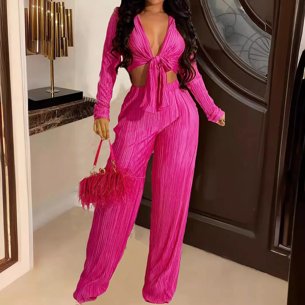 Two Piece Set Woman Streetwear 2024 Spring Fashionable and Versatile Long Sleeved Shirt and Y2k Pants Pleated Suit for Female
Two Piece Set Woman Streetwear 2024 Spring Fashionable and Versatile Long Sleeved Shirt and Y2k Pants Pleated Suit for Female