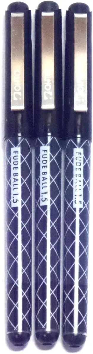 Extra Bold 1.5mm Black Ink Ballpoint Pens, 3-Pack Japan Import with Original Packaging
Extra Bold 1.5mm Black Ink Ballpoint Pens, 3-Pack Japan Import with Original Packaging