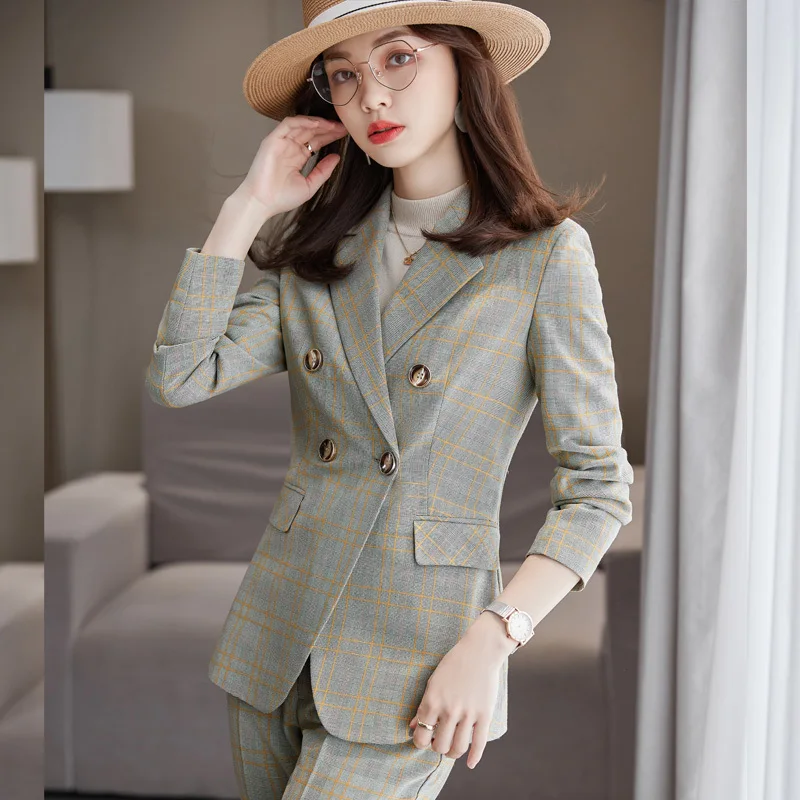 High Quality Fabric Women Business Suits with Pants and Jackets Coat Autumn Winter Female Professional Trousers Set Pantsuits
High Quality Fabric Women Business Suits with Pants and Jackets Coat Autumn Winter Female Professional Trousers Set Pantsuits