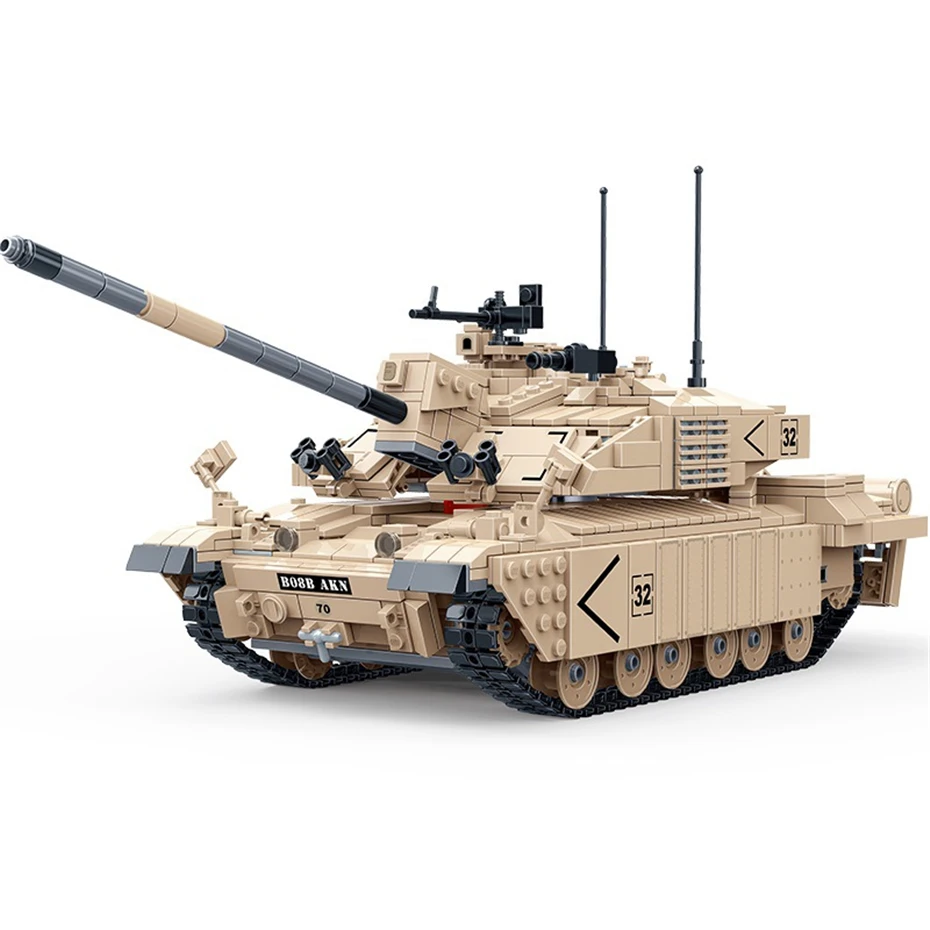 MEOA New Military Bricks Series 1467pcs Challenger 2 Main Battle Tank Building Blocks Educational Toys Boy Toys Party Favors
MEOA New Military Bricks Series 1467pcs Challenger 2 Main Battle Tank Building Blocks Educational Toys Boy Toys Party Favors