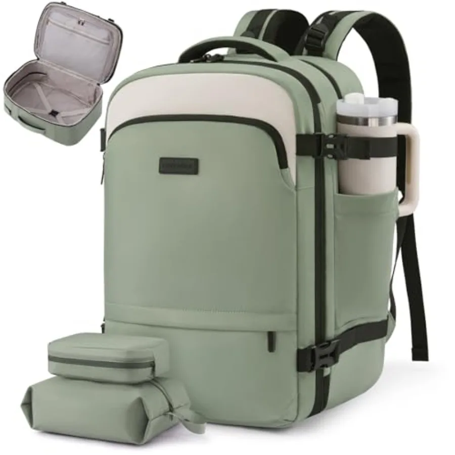 Carry On Backpack for Women Flight Approved, Travel Backpack for Men, Personal Item Travel Bag with Large Cup Holder and Padded
Carry On Backpack for Women Flight Approved, Travel Backpack for Men, Personal Item Travel Bag with Large Cup Holder and Padded
