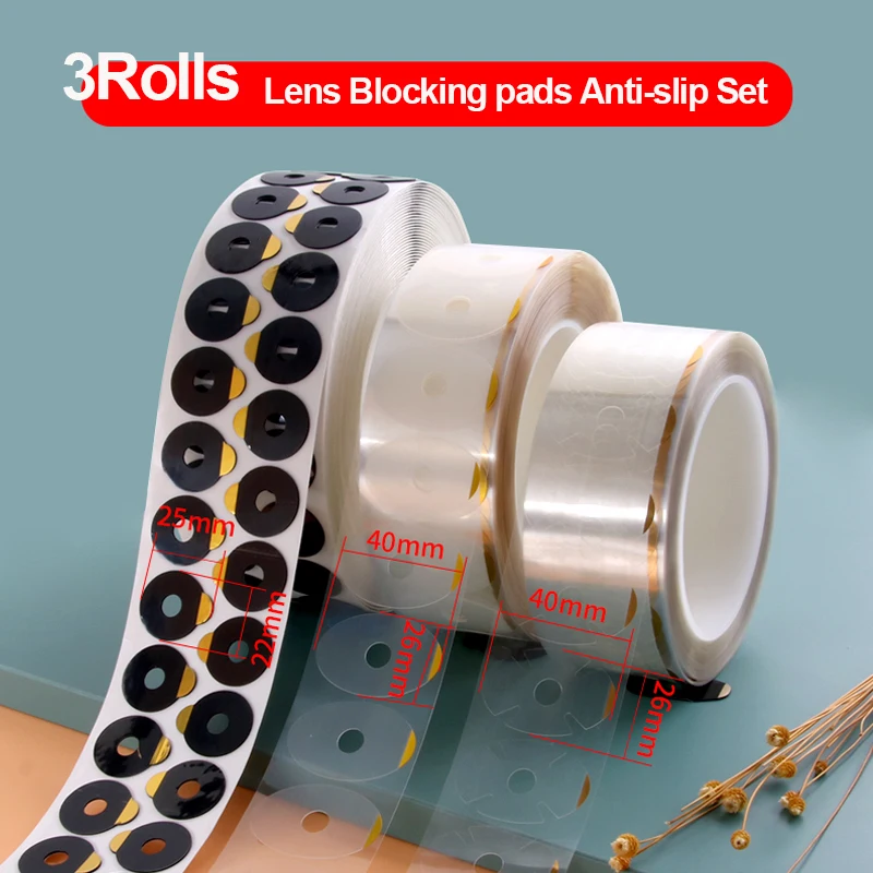 3Rolls 1000pcs High Adhesive Anti Slip PC Hydrophobic Lens Blocking Pad Optical Lens Protect Sticker Lens Edger Accessories
3Rolls 1000pcs High Adhesive Anti Slip PC Hydrophobic Lens Blocking Pad Optical Lens Protect Sticker Lens Edger Accessories