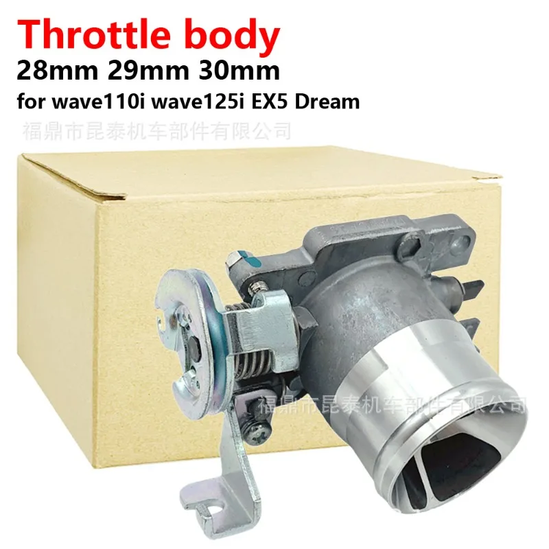 Fit for:racing Throttle Body Plus 28mm 29mm 30mm for Wave110i Wave125i EX5 Dream Fi Injection Modified Mototrcycle
Fit for:racing Throttle Body Plus 28mm 29mm 30mm for Wave110i Wave125i EX5 Dream Fi Injection Modified Mototrcycle