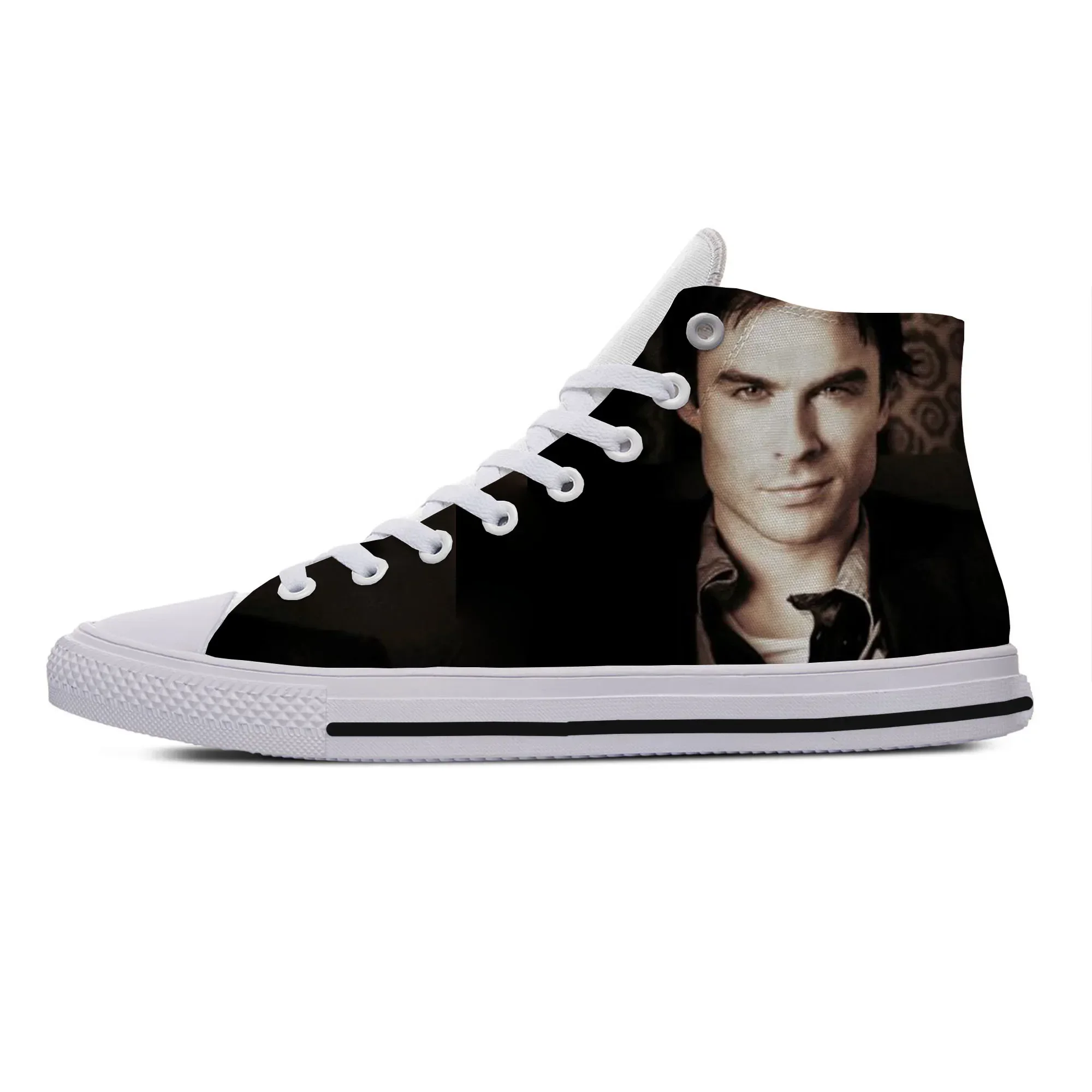 Hot Cool Fashion Summer High Quality Sneakers Casual Shoes Men Women The Vampire Diaries Damon Ian High Help Classic Shoes
Hot Cool Fashion Summer High Quality Sneakers Casual Shoes Men Women The Vampire Diaries Damon Ian High Help Classic Shoes