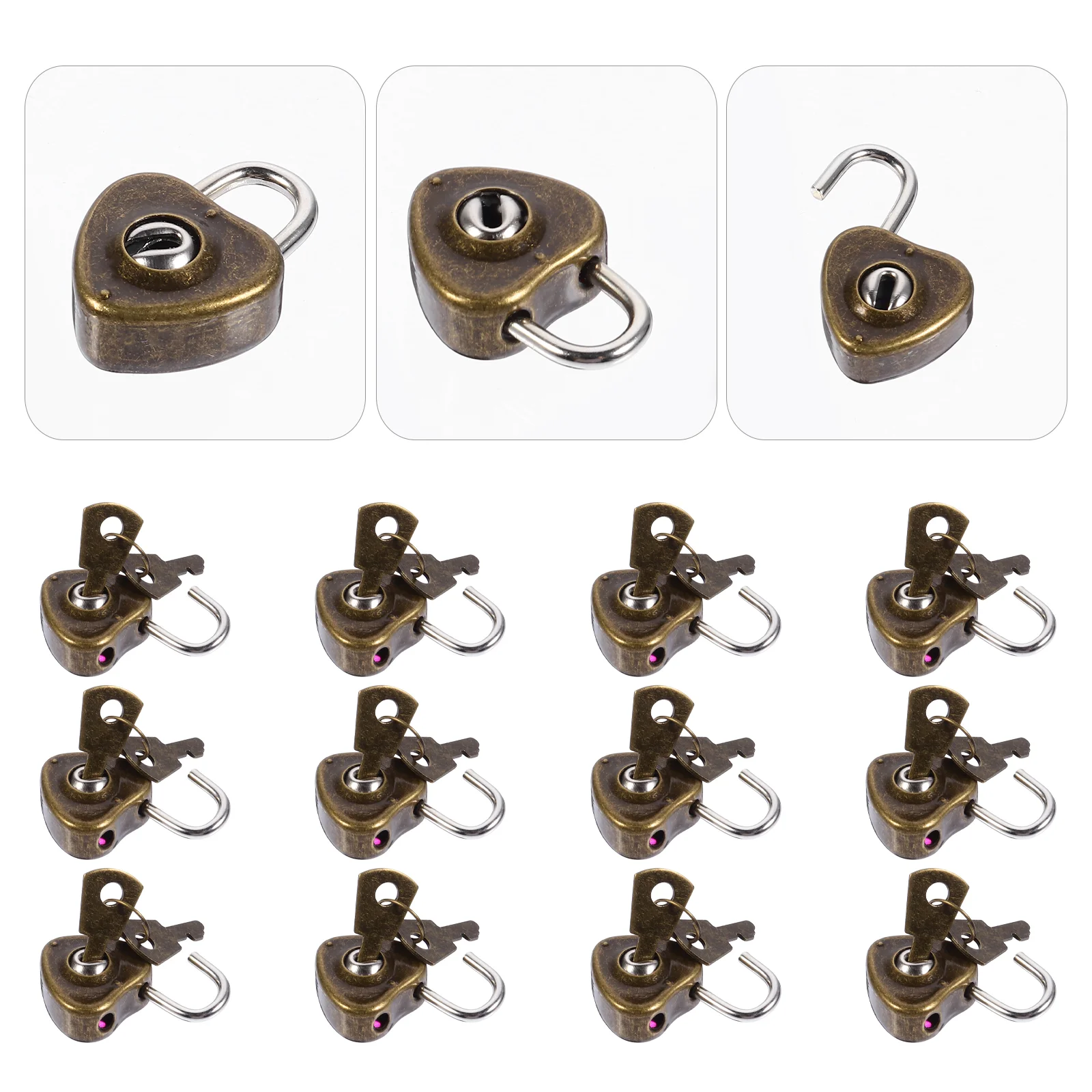 12 Pcs Door Lock Small Lamp Shade Black Clip Mini Chandelier Iron Cabinet Padlock
12 Pcs Door Lock Small Lamp Shade Black Clip Mini Chandelier Iron Cabinet Padlock