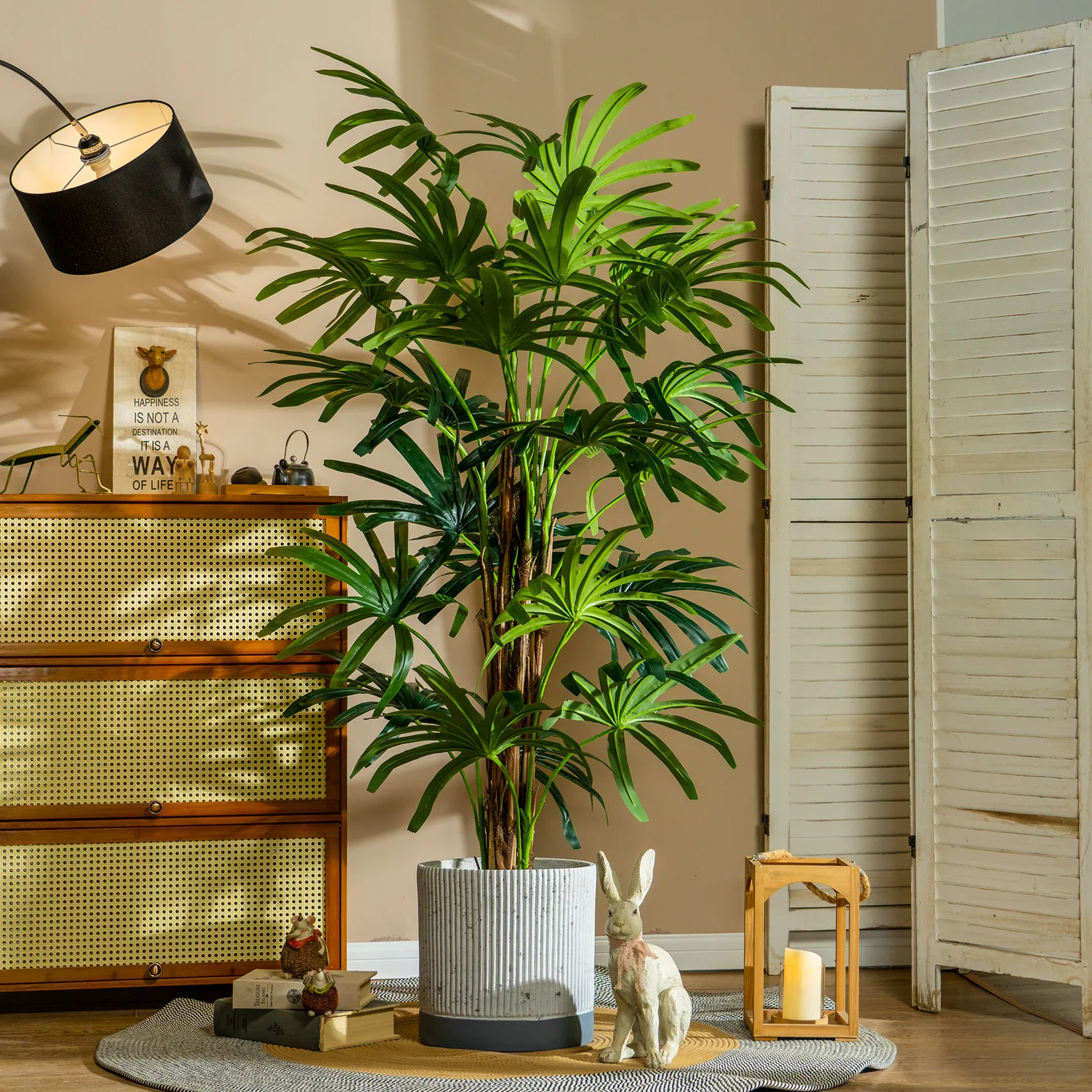 Yjq encrypted model simulated palm bamboo palm tree green plant fake tree indoor living room floor landscape ornament
Yjq encrypted model simulated palm bamboo palm tree green plant fake tree indoor living room floor landscape ornament