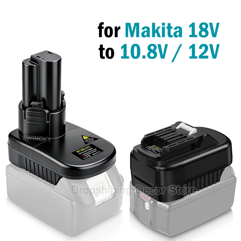 Battery Adapter Converter for Makita 18V Li-ion Battery, for Makita 10.8V/12V Li-ion Battery Cordless Power Tools Electric Drill
Battery Adapter Converter for Makita 18V Li-ion Battery, for Makita 10.8V/12V Li-ion Battery Cordless Power Tools Electric Drill