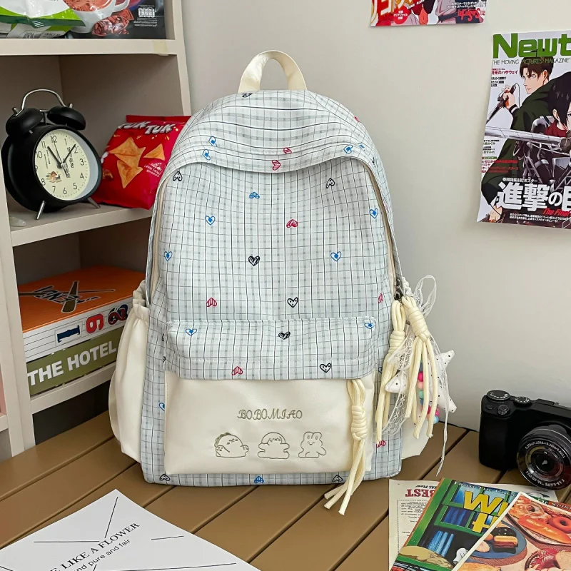 Women's Japanese-style patterned backpack for female studentsinsLarge-capacity lightweight school backpack for junior high schoo
Women's Japanese-style patterned backpack for female studentsinsLarge-capacity lightweight school backpack for junior high schoo