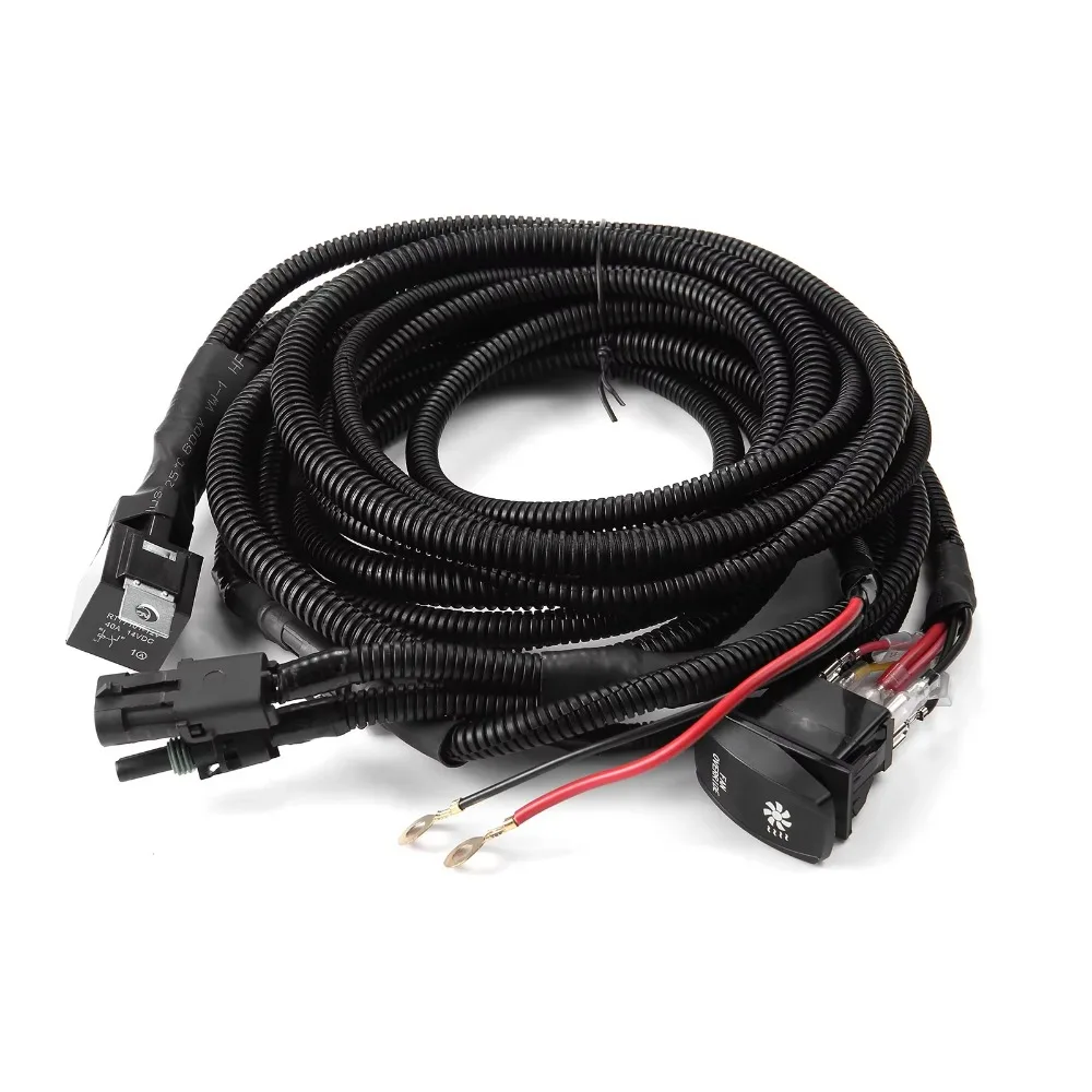 Комплект жгутов проводов переключателя обрыва вентилятора UTV ATV с релейным коромыслом вентилятора двигателя для Polaris Maverick X3 Defender RZR для Kawasaki 
Комплект жгутов проводов переключателя обрыва вентилятора UTV ATV с релейным коромыслом вентилятора двигателя для Polaris Maverick X3 Defender RZR для Kawasaki