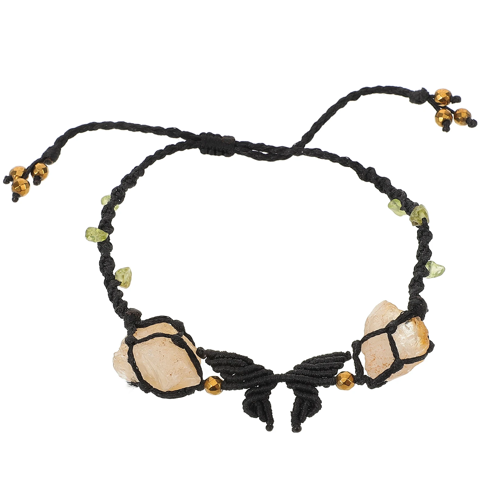 Natural Crystal Butterfly Charm Bracelet Adjustable Woven Handmade Bracelet For Women Men Fashion Accessory Sturdy Gemstone Hand
Natural Crystal Butterfly Charm Bracelet Adjustable Woven Handmade Bracelet For Women Men Fashion Accessory Sturdy Gemstone Hand