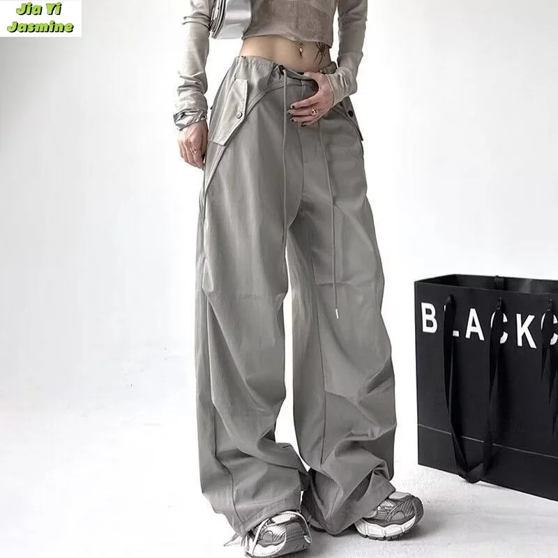 Spring and Autumn New Air Sensation European and American Street Spicy Girl Work Clothes Pocket Hanging Casual Pants
Spring and Autumn New Air Sensation European and American Street Spicy Girl Work Clothes Pocket Hanging Casual Pants