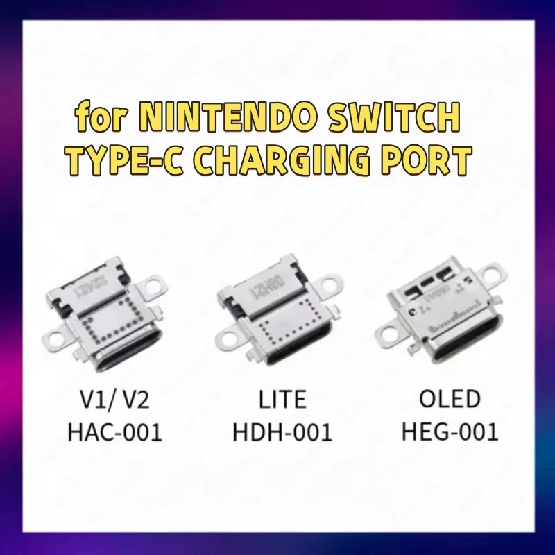 5-10pcs For Nintendo Switch Replacement USB Type-C Charging Port for Switch/ Switch Lite/ OLED
5-10pcs For Nintendo Switch Replacement USB Type-C Charging Port for Switch/ Switch Lite/ OLED