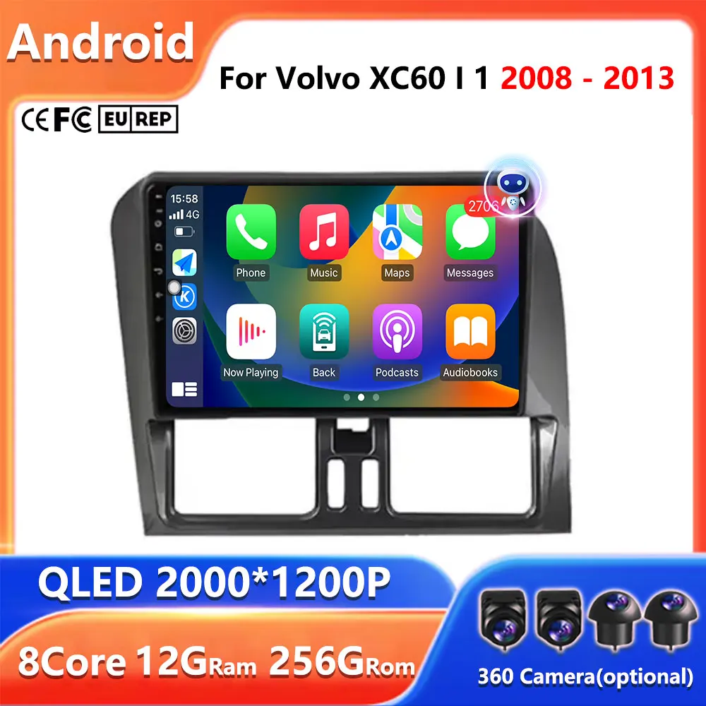 10 inch Android 16 System For Volvo XC60 I 1 2008 - 2013 Navi GPS Car Radio Multimedia Player DSP Stereo WiFi BT 4G
10 inch Android 16 System For Volvo XC60 I 1 2008 - 2013 Navi GPS Car Radio Multimedia Player DSP Stereo WiFi BT 4G 