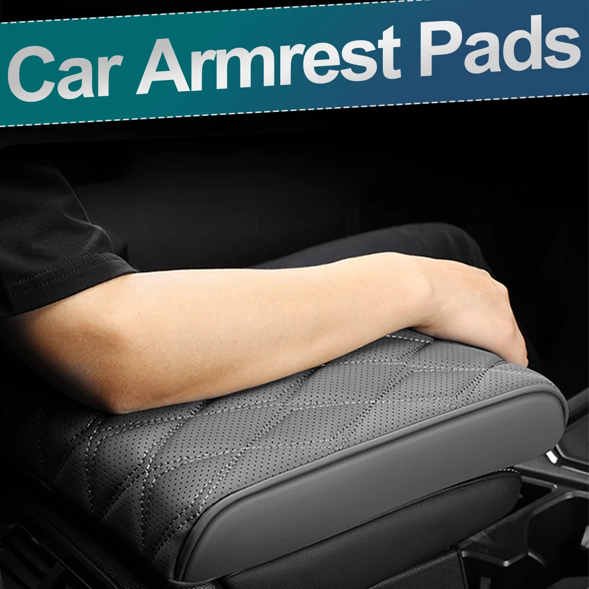 Universal PU Leather Armrest Box Pad for Car Center Console Cushion Memory Foam Cover Diamond Pattern Heighten Cushions Mat
Universal PU Leather Armrest Box Pad for Car Center Console Cushion Memory Foam Cover Diamond Pattern Heighten Cushions Mat