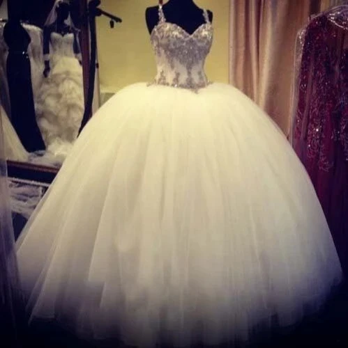 ANGELSBRIDEP Spaghetti Straps Ball Gown Wedding Dress Robe De Mariee Sexy Sweetheart Bride Dress Formal Bridal Gowns Plus Size
ANGELSBRIDEP Spaghetti Straps Ball Gown Wedding Dress Robe De Mariee Sexy Sweetheart Bride Dress Formal Bridal Gowns Plus Size