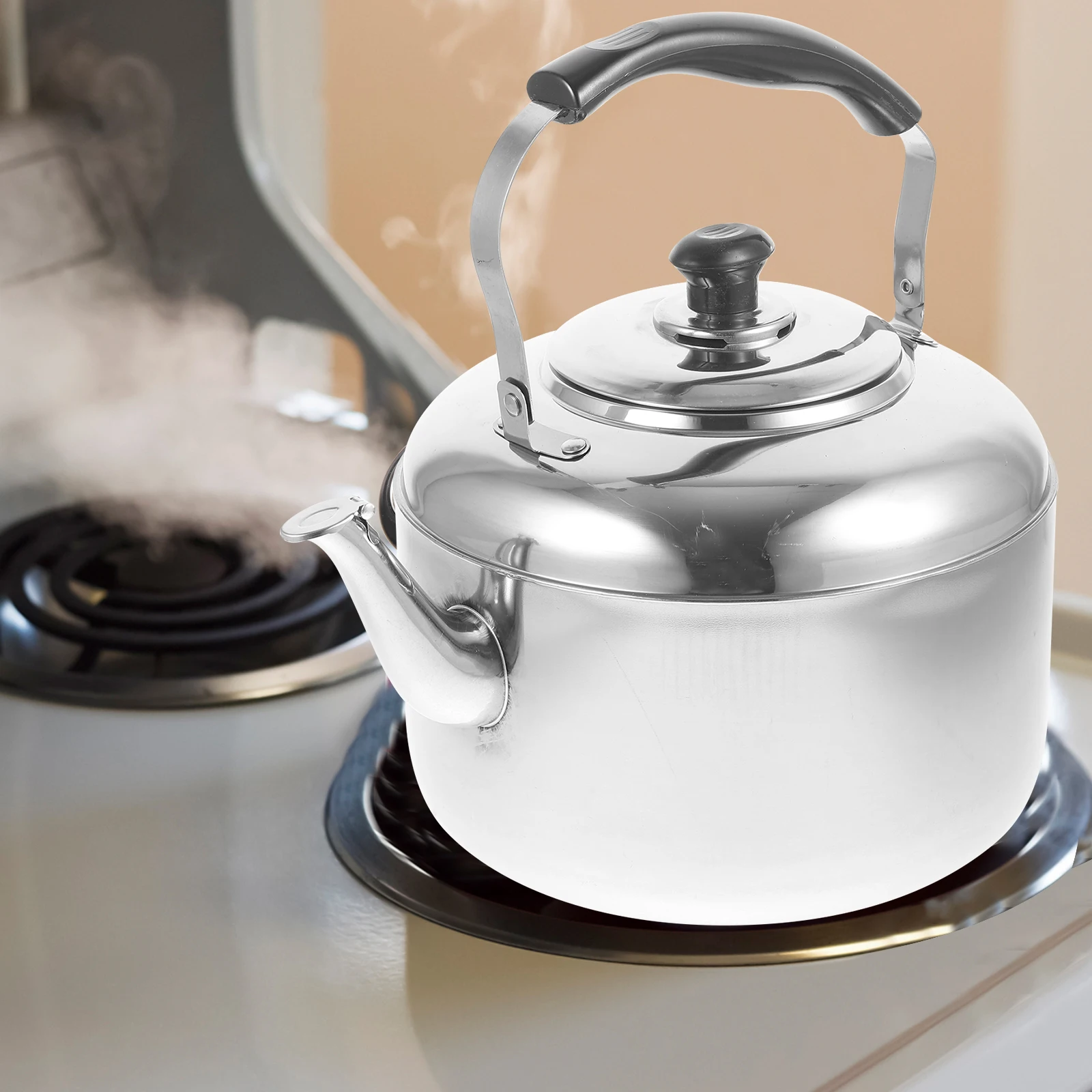 Stainless Steel 5.5L Large Kettle Sounding Boil Water Pot Home Kitchen Coffee Tea Tableware For Induction Cooker Safe
Stainless Steel 5.5L Large Kettle Sounding Boil Water Pot Home Kitchen Coffee Tea Tableware For Induction Cooker Safe