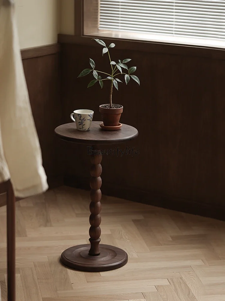 Bamboo small coffee table solid wood black walnut Nordic living room round small apartment
Bamboo small coffee table solid wood black walnut Nordic living room round small apartment