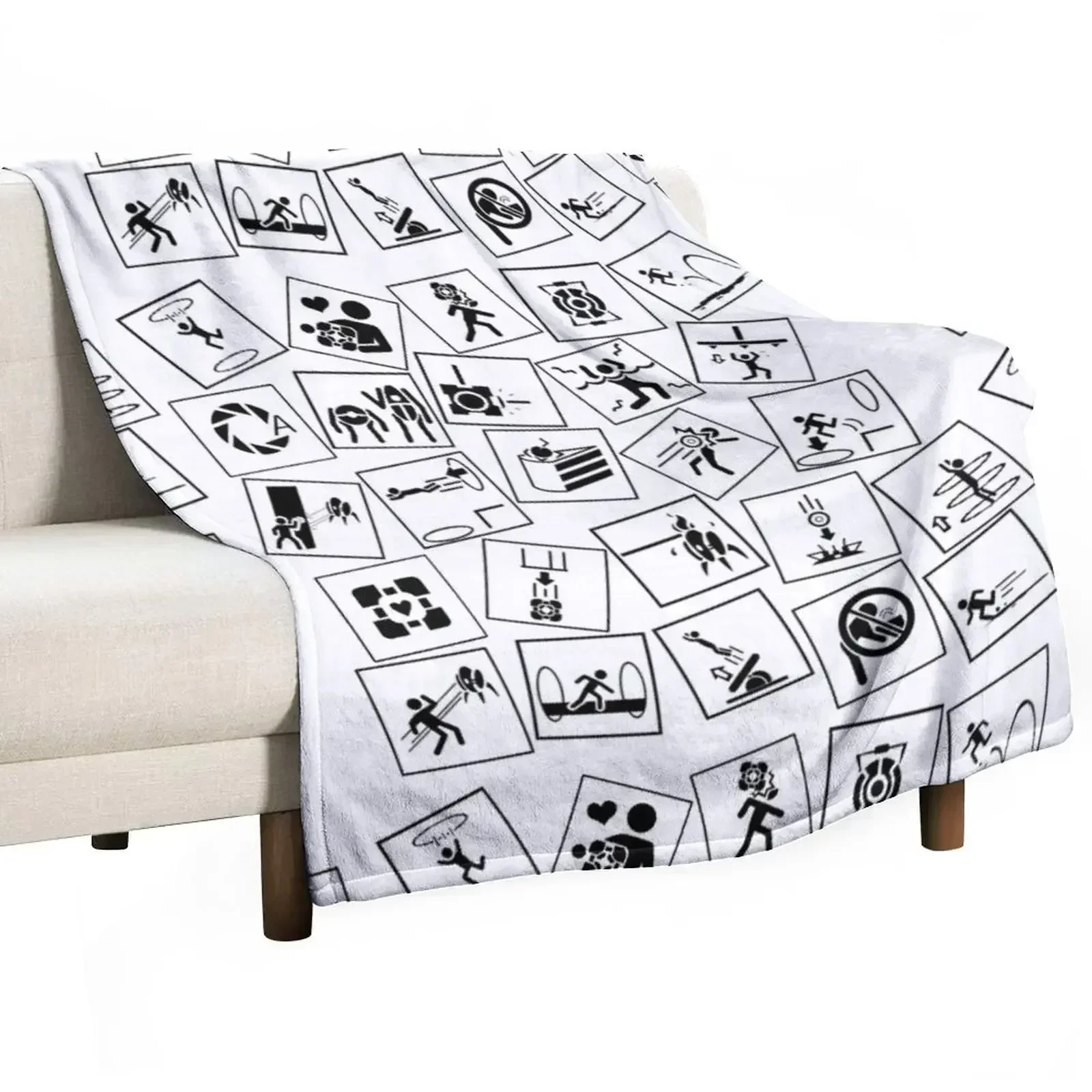 Portal 2 symbols Throw Blanket Extra Large Throw Kid'S bed plaid warm winter Blankets
Portal 2 symbols Throw Blanket Extra Large Throw Kid'S bed plaid warm winter Blankets