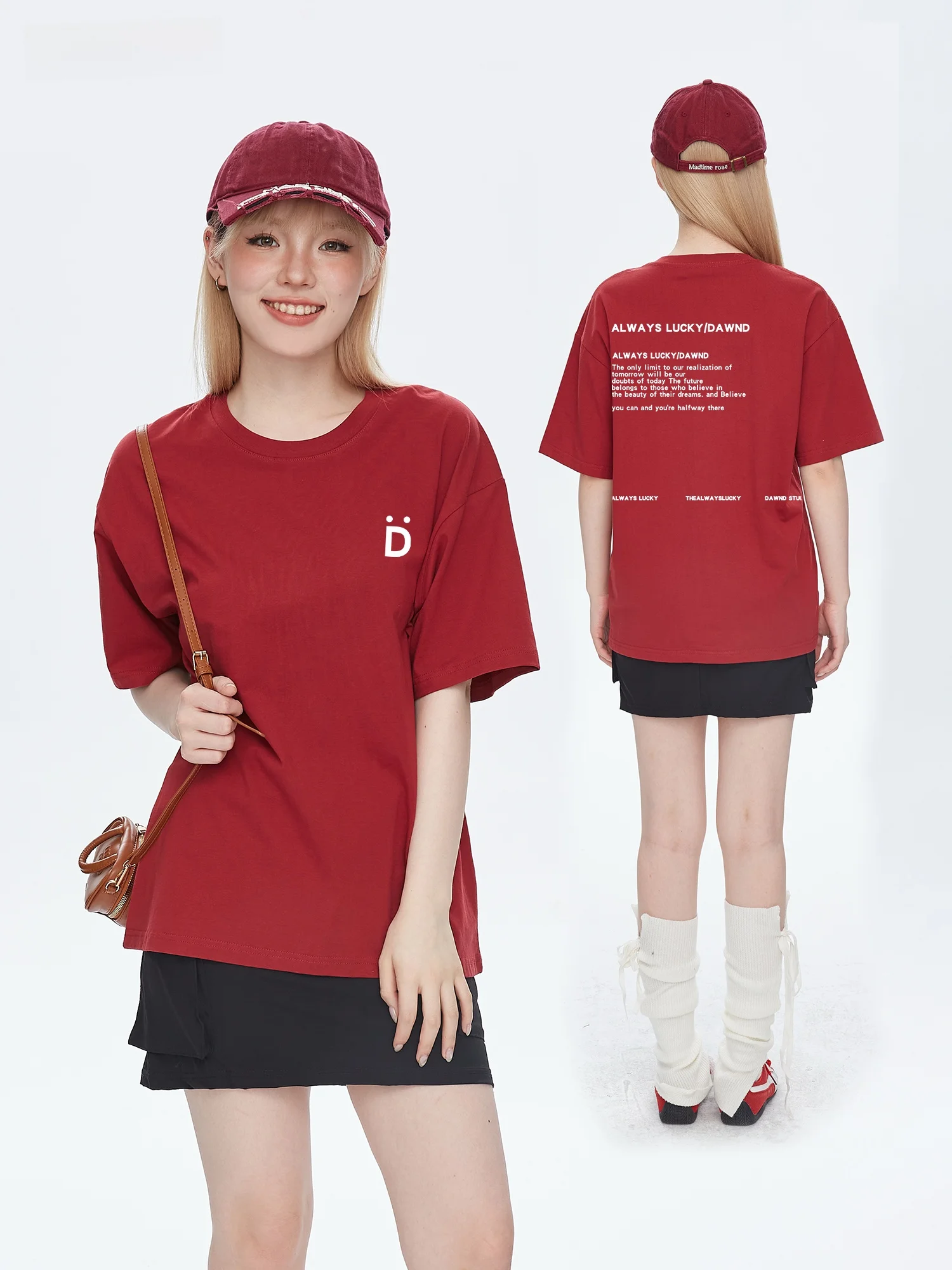 Casual Cotton T-irt Women's ort Sve Letter Print Street Sle Loose Fit Summer New Faion Brand Couple f Sve Top
Casual Cotton T-irt Women's ort Sve Letter Print Street Sle Loose Fit Summer New Faion Brand Couple f Sve Top