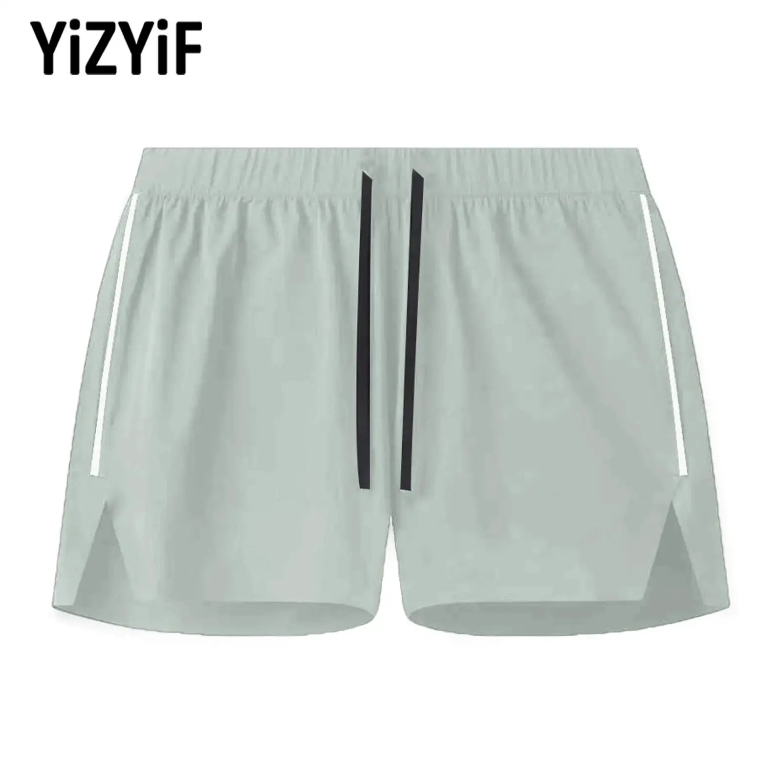 Men Workout Shorts Side Split Back Zipper Pocket Drawstring Waistband Quick Dry Breathable Lightweight for Hiking Running Gym
Men Workout Shorts Side Split Back Zipper Pocket Drawstring Waistband Quick Dry Breathable Lightweight for Hiking Running Gym