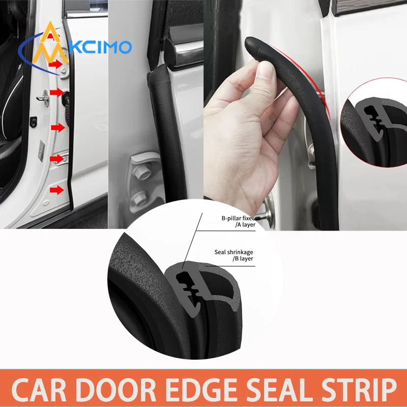 Dual Size EPDM Rubber B-Pillar Door Edge Seal Strip, Soundproof Dustproof Moisture Resistant Customizable Cut Auto Rubber Trim
Dual Size EPDM Rubber B-Pillar Door Edge Seal Strip, Soundproof Dustproof Moisture Resistant Customizable Cut Auto Rubber Trim