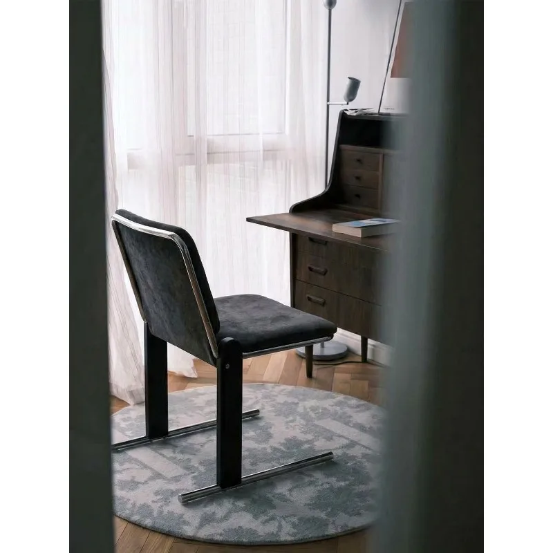 Stainless steel single sofa sedentary backrest makeup desk dining stool
Stainless steel single sofa sedentary backrest makeup desk dining stool