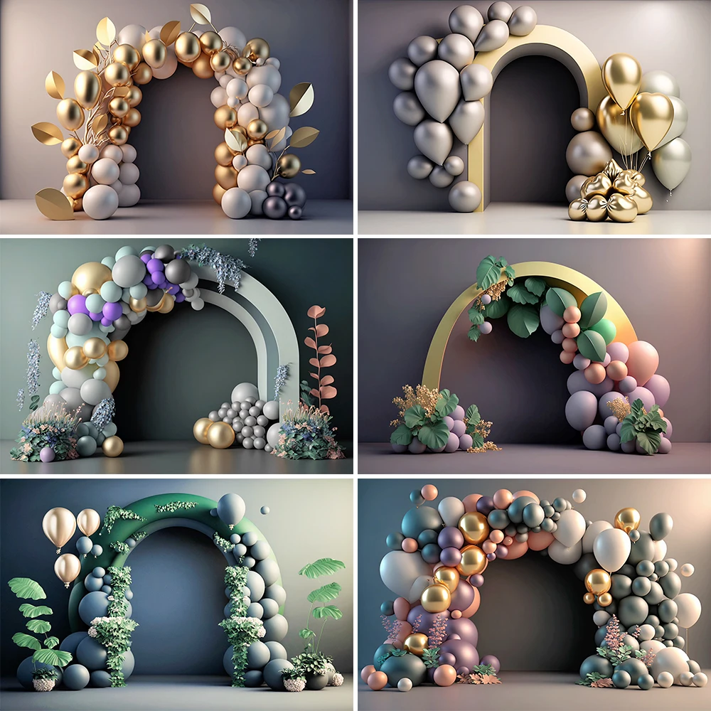 Bonvvie Photography Background Arch Gate Balloon Flower Birthday Wedding Party Decor Poster Photobooth Backdrop for Photo Studio
Bonvvie Photography Background Arch Gate Balloon Flower Birthday Wedding Party Decor Poster Photobooth Backdrop for Photo Studio