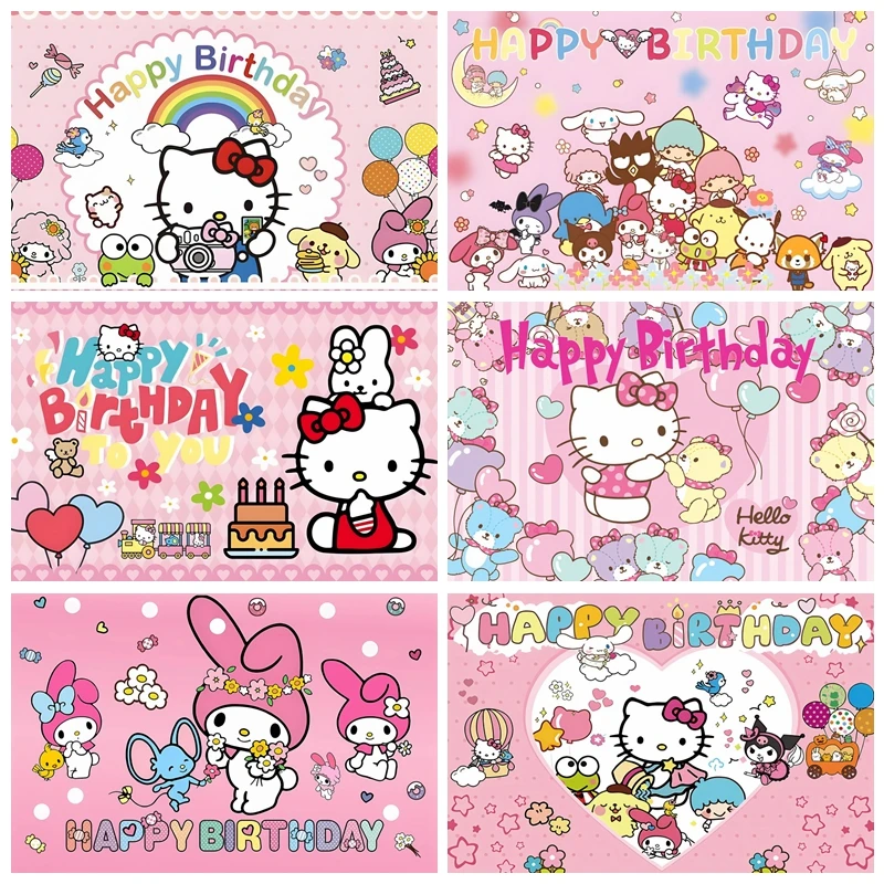 Hello Kitty Backdrop Kids Birthday Party Decoration Photography for Girl Baby Shower First Birthday Party Background Supplies
Hello Kitty Backdrop Kids Birthday Party Decoration Photography for Girl Baby Shower First Birthday Party Background Supplies