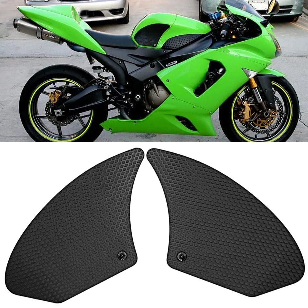 For Kawasaki Ninja ZX-6R ZX 6R 2005 2006 ZX6R Tank Traction Pad Sticker Fuel Side Gas Knee Grip Protector Motorcycle Accessories
For Kawasaki Ninja ZX-6R ZX 6R 2005 2006 ZX6R Tank Traction Pad Sticker Fuel Side Gas Knee Grip Protector Motorcycle Accessories