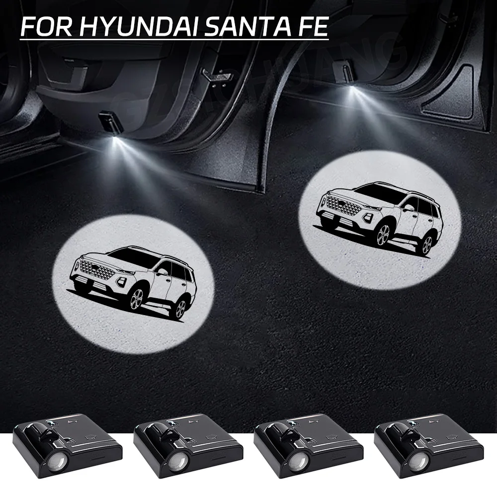 LED Car Door Light Projector Ghost Shadow Light Door Welcome Sign Light For Hyundai Santa Fe DM 2007-2020 2021 Car Accessories
LED Car Door Light Projector Ghost Shadow Light Door Welcome Sign Light For Hyundai Santa Fe DM 2007-2020 2021 Car Accessories