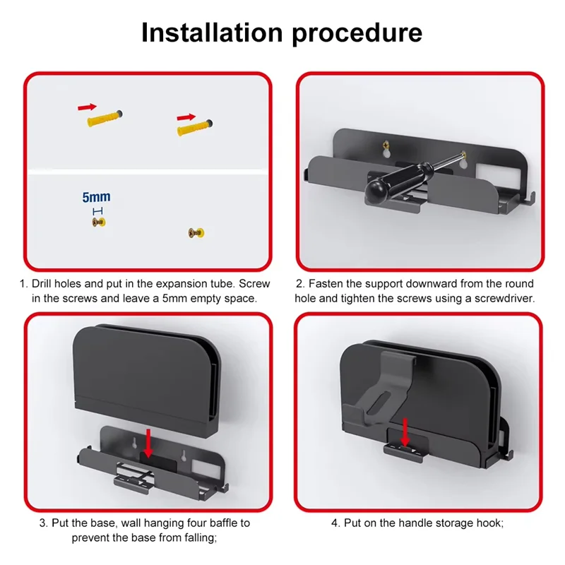 New-Wall Mounted Storage Rack For Nintendo Switch 2 Metal Host TV Box Wall Mount Holder Stand With Joy-Con Hook Support
New-Wall Mounted Storage Rack For Nintendo Switch 2 Metal Host TV Box Wall Mount Holder Stand With Joy-Con Hook Support