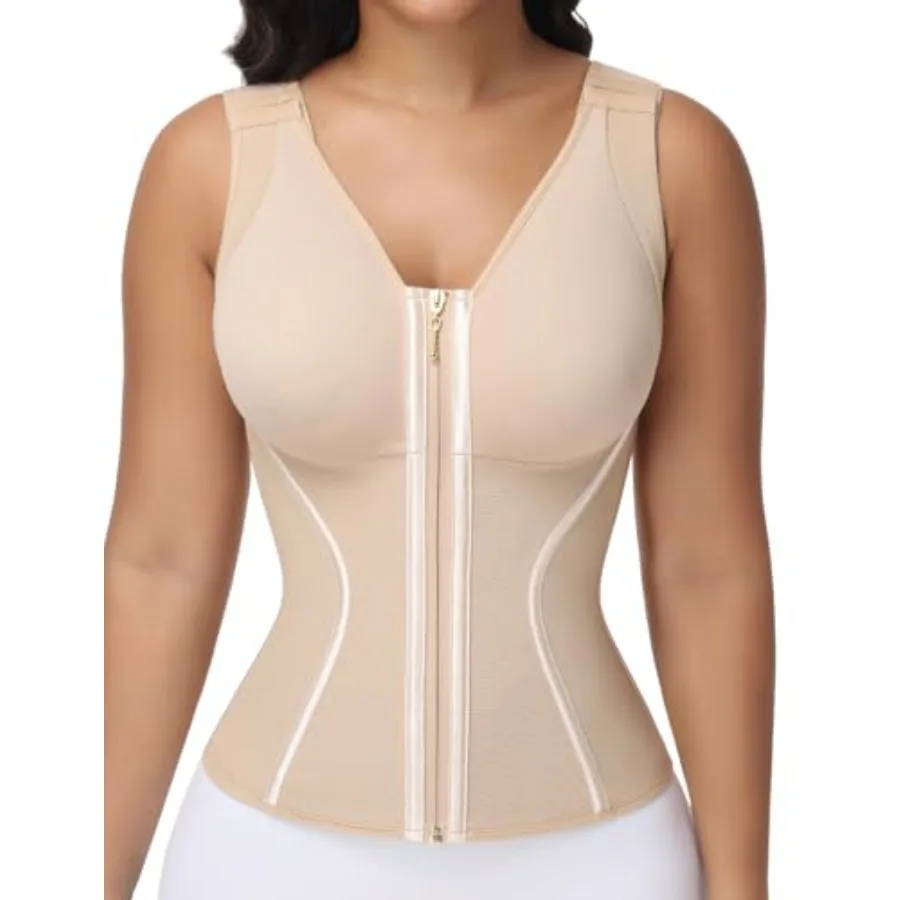 SHAPSHE Waist Trainer Corset for Women Tummy Control Workout Sport Girdle Hourglass Cincher Body Shaper Postpartum with Bra
SHAPSHE Waist Trainer Corset for Women Tummy Control Workout Sport Girdle Hourglass Cincher Body Shaper Postpartum with Bra